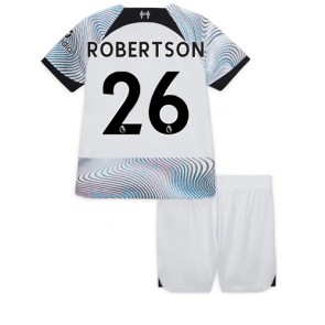 Liverpool Andrew Robertson #26 kläder Barn 2022-23 Bortatröja Kortärmad (+ korta byxor)